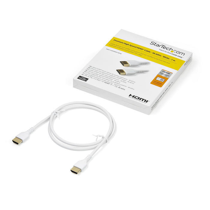 EAN 0065030888424 - StarTech.com RHDMM1MPW cable HDMI HDMI tipo A (Estándar) imagen 4