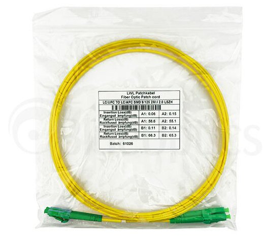 EAN 4063232623535 - BlueOptics SFP3131BU7.5MM Cable de fibra óptica e InfiniBand 7,5 m LC Amarillo imagen 5
