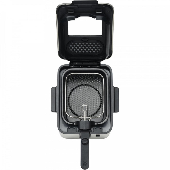 EAN 4211129141123 - WMF KITCHENminis 0415490011 Sencillo Independiente 1000 W Freidora Negro, Acero inoxidable imagen 9