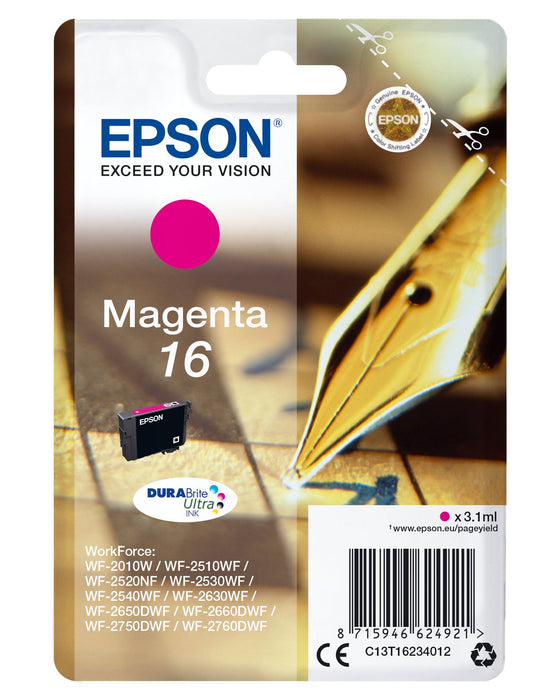 EAN 5057454546863 - Epson Pen and crossword C13T16234012 cartucho de tinta 1 pieza(s) Original Rendimiento estándar imagen 1