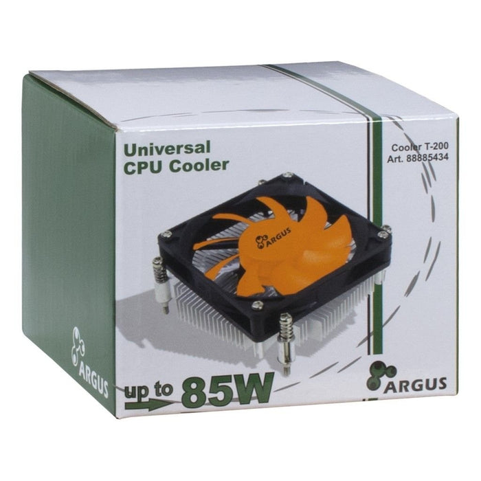 EAN 4260455642675 - Dynatron Argus T-200 Procesador Enfriador 8 cm Negro, Naranja imagen 2