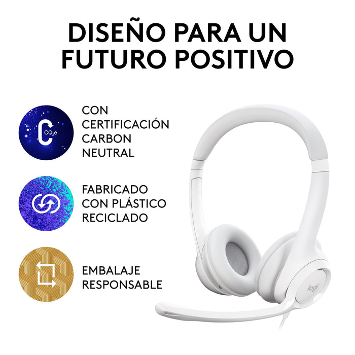 EAN 5099206107304 - Logitech 981-001286 auricular y casco Auriculares Alámbrico Diadema Oficina/Centro de llamadas USB tipo A imagen 13