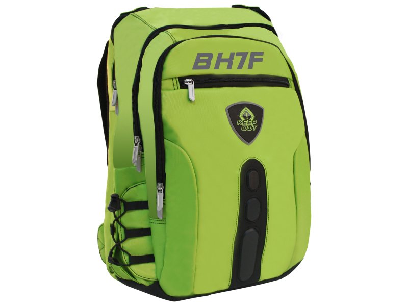EAN 8435099522720 - KeepOut BK7F mochila Negro, Verde Imitación piel, Nylon imagen 1
