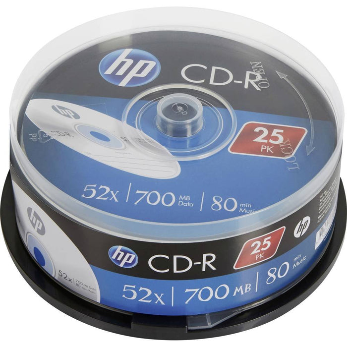 EAN 4710212129296 - HP CRE00015 CD en blanco CD-R 700 MB 52x 25 pieza(s) imagen 1