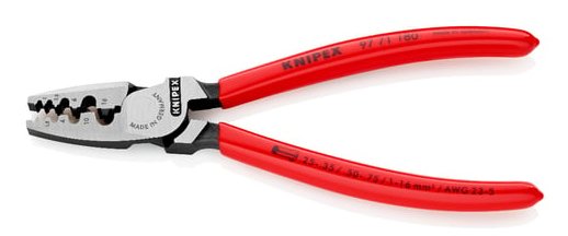 EAN 4003773040668 - Knipex 97 71 180 crimpadora Herramienta para prensar Rojo imagen 2
