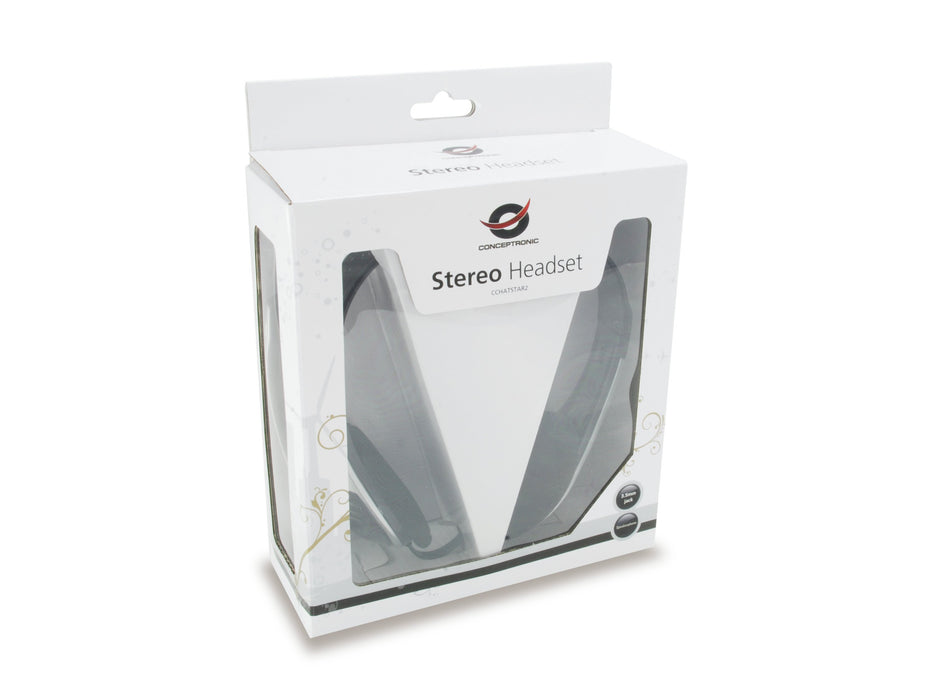 EAN 8714909019927 - Conceptronic CCHATSTAR2_V2 Auriculares Alámbrico Diadema Oficina/Centro de llamadas Negro, Plata imagen 6