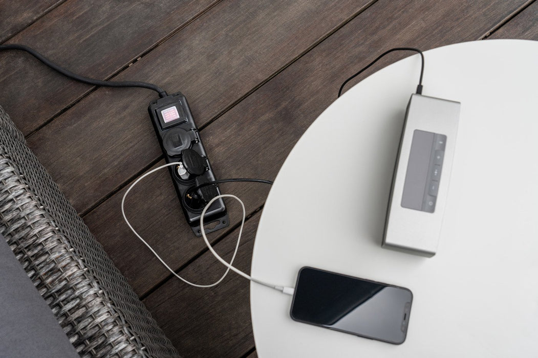 EAN 4007123684328 - Brennenstuhl 1159950013 base múltiple 2 m 3 salidas AC Interior / exterior Negro imagen 6