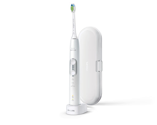 EAN 8710103846840 - Philips Sonicare HX6877/28 cepillo eléctrico para dientes Adulto Cepillo dental sónico Plata, Blanco imagen 1