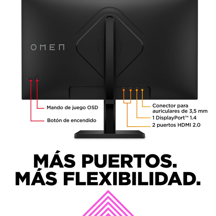 EAN 0197029615145 - OMEN by HP 27 inch FHD 165Hz Gaming Monitor - OMEN 27 pantalla para PC 68,6 cm (27") 1920 x 1080 Pixeles  imagen 8