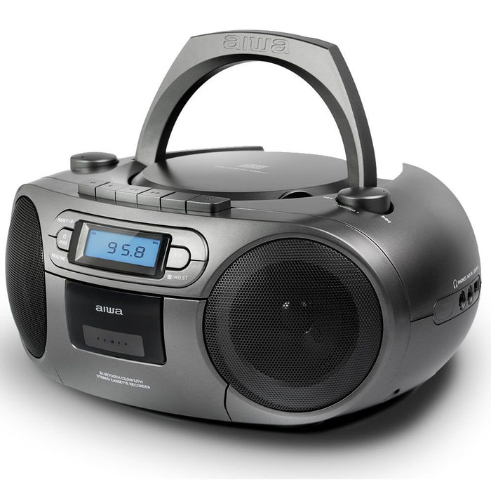 EAN 8435256897227 - Aiwa BBTC-550MG Reproductor de CD portátil Negro, Plata imagen 2