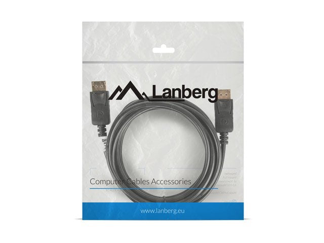 EAN 5901969413397 - Lanberg CA-DPDP-10CC-0030-BK cable DisplayPort 3 m Negro imagen 1