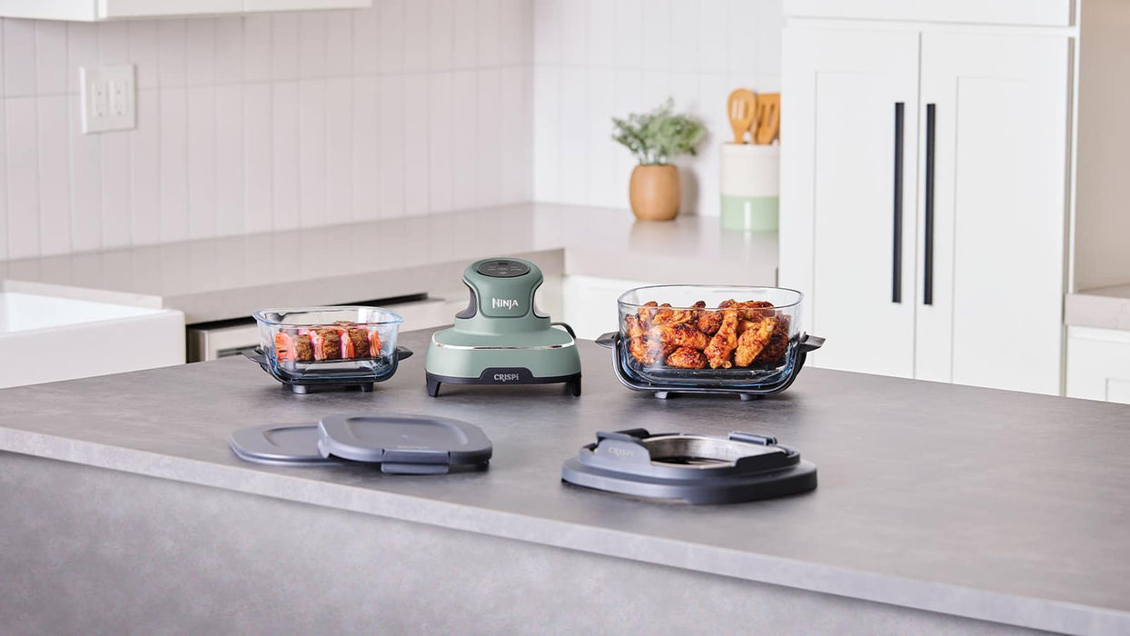 EAN 0622356317634 - Ninja CRISPi Sencillo 3,8 L 1700 W Freidora de aire caliente Verde, Gris, Transparente imagen 7