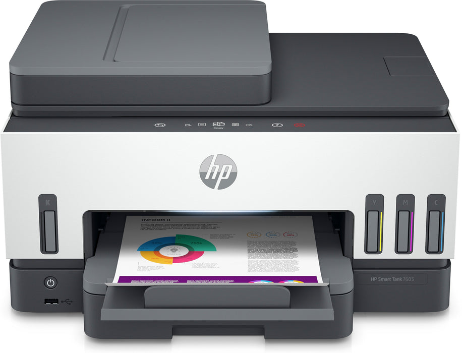 EAN 0195908302643 - HP Smart Tank 7605 All-in-One Printer Inyección de tinta térmica A4 4800 x 1200 DPI 15 ppm Wifi imagen 1