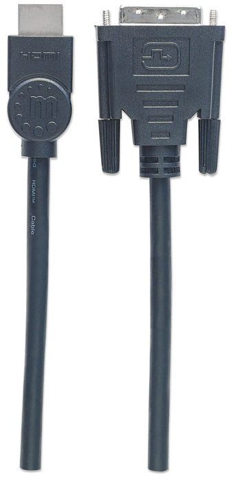 EAN 0766623372510 - Manhattan 372510 adaptador de cable de vídeo 3 m HDMI tipo A (Estándar) Negro imagen 4