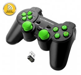 EAN 5901299947258 - Esperanza EGG108G mando y volante Negro, Verde USB 2.0 Gamepad Analógico/Digital PC, Playstation 3 imagen 1
