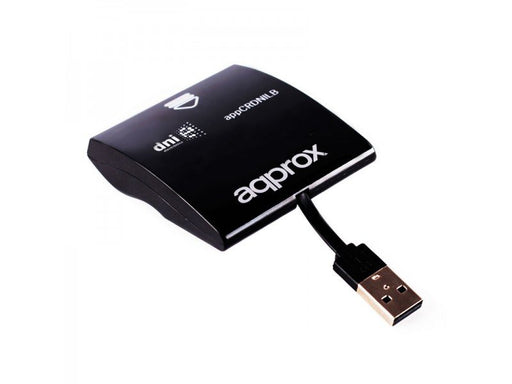EAN 8435099519737 - Approx appCRDNILxV2 lector de tarjeta inteligente Interior USB USB 2.0 Negroimagen 3)
