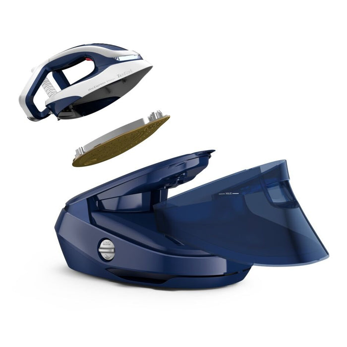 EAN 3121040082331 - Tefal Pro Express Vision GV9812 3000 W 1,1 L Durilium AirGlide Autoclean soleplate Azul, Blanco imagen 3