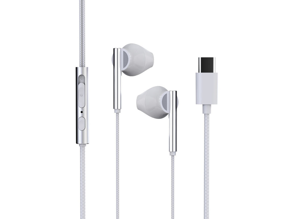 EAN 8011000027784 - Trevi HMP 700 C Auriculares Alámbrico Dentro de oído Llamadas/Música USB Tipo C Blanco imagen 2