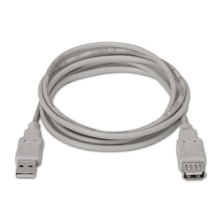 EAN 8436574700138 - AISENS A101-0014 cable USB USB 2.0 3 m USB A Beige imagen 2