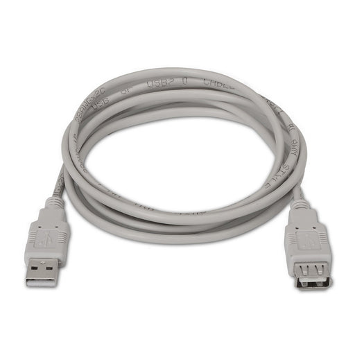 EAN 8436574700114 - AISENS A101-0012 cable USB USB 2.0 1 m USB A Beige imagen 2