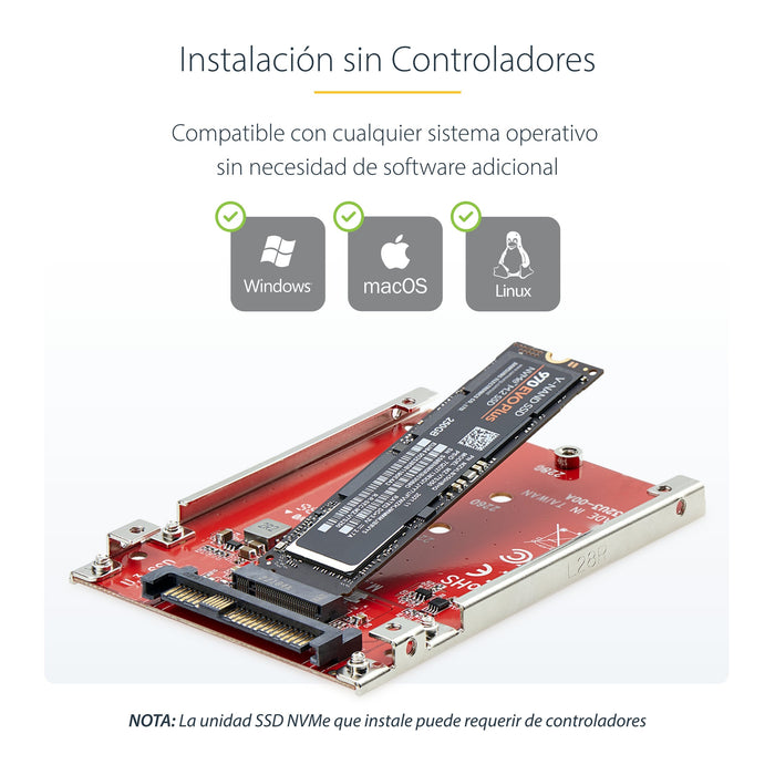 EAN 0065030900744 - StarTech.com 1M25-U3-M2-ADAPTER tarjeta y adaptador de interfaz Interno imagen 14