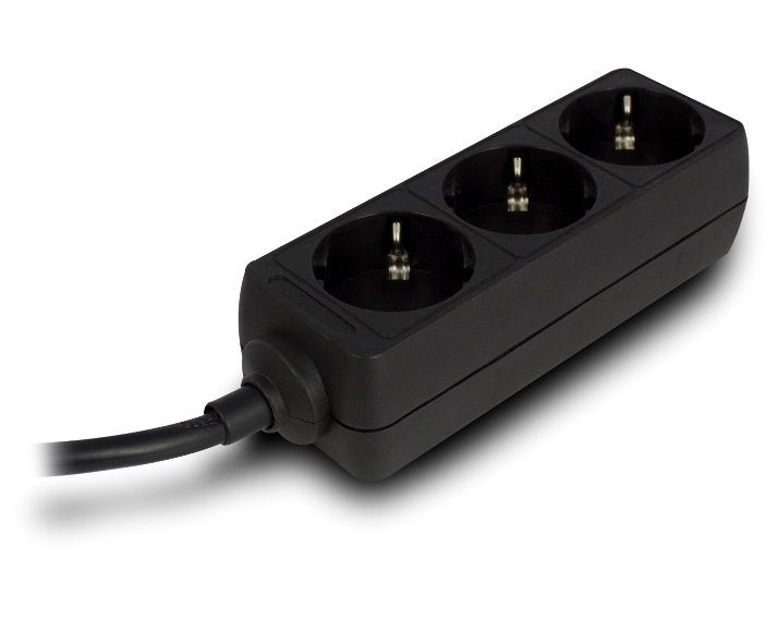 EAN 8054392612541 - Ewent EW3959 base múltiple 1,5 m 3 salidas AC Interior Negro imagen 3