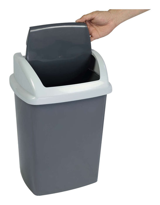 EAN 4002390095846 - MAUL 9522487 papelera 24 L Rectangular Plástico, Polipropileno (PP) Gris Oscuro, Blanco imagen 5