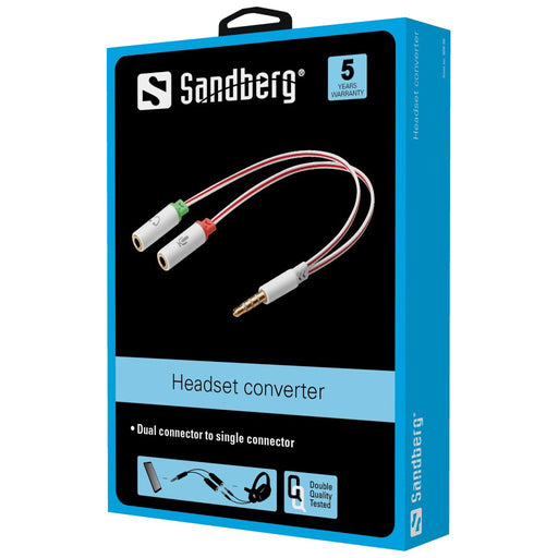 EAN 5705730508592 - Sandberg 508-59 cable de audio 3,5mm TRS Blanco imagen 2