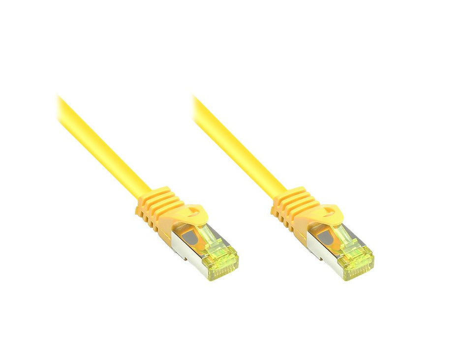 EAN 4014619324361 - Alcasa 8070R-005Y cable de red Amarillo 0,5 m Cat7 S/FTP (S-STP) imagen 1
