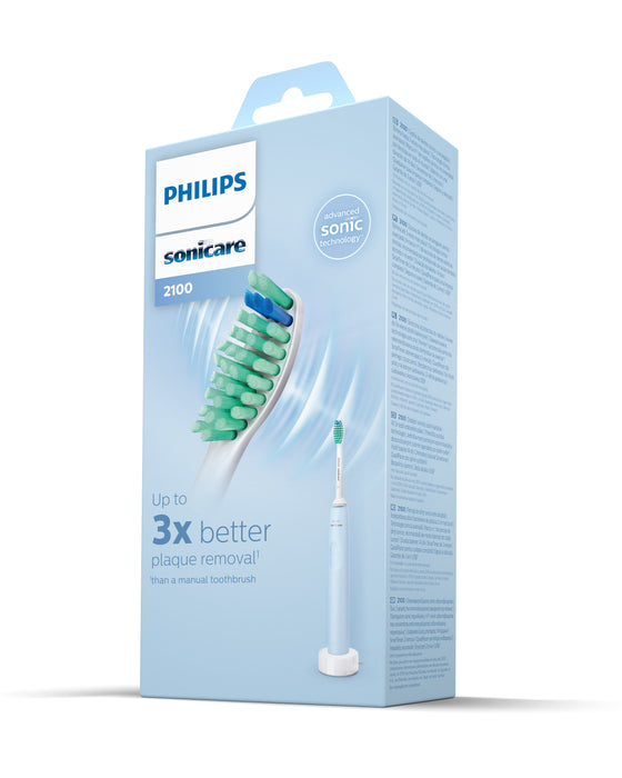 EAN 8710103985488 - Philips 2100 series HX3651/12 cepillo eléctrico para dientes Adulto Cepillo dental sónico Azul, Blanco imagen 6