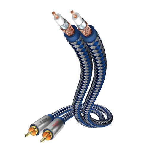 EAN 4001985507801 - Inakustik 0040403 cable de audio 3 m 2 x RCA Azul, Gris imagen 1