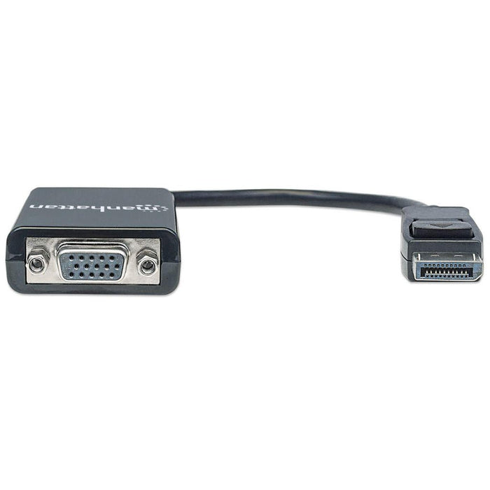 EAN 0766623151962 - Manhattan 151962 adaptador de cable de vídeo 0,15 m DisplayPort VGA (D-Sub) Negro imagen 3