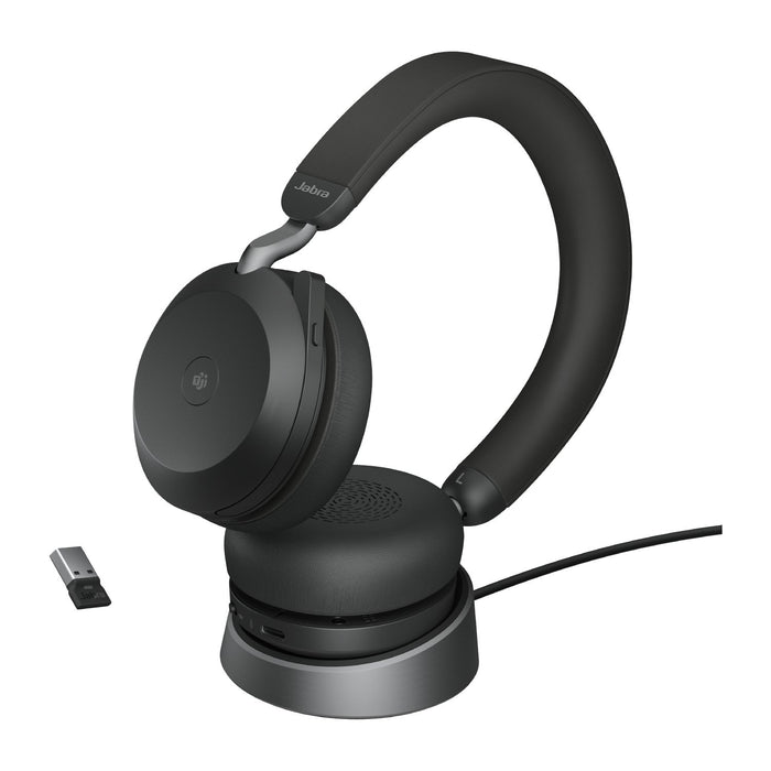 EAN 5706991024326 - Jabra Evolve2 75 Auriculares Inalámbrico Diadema Oficina/Centro de llamadas Bluetooth Base de carga Negro imagen 4