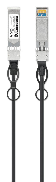 EAN 0766623508377 - Intellinet 508377 Cable de fibra óptica e InfiniBand 0,5 m SFP+ Negro, Plata imagen 4