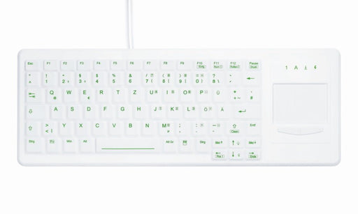 EAN 7061114129950 - Active Key AK-C4400 teclado Médico USB + PS/2 Alemán Blanco imagen 1