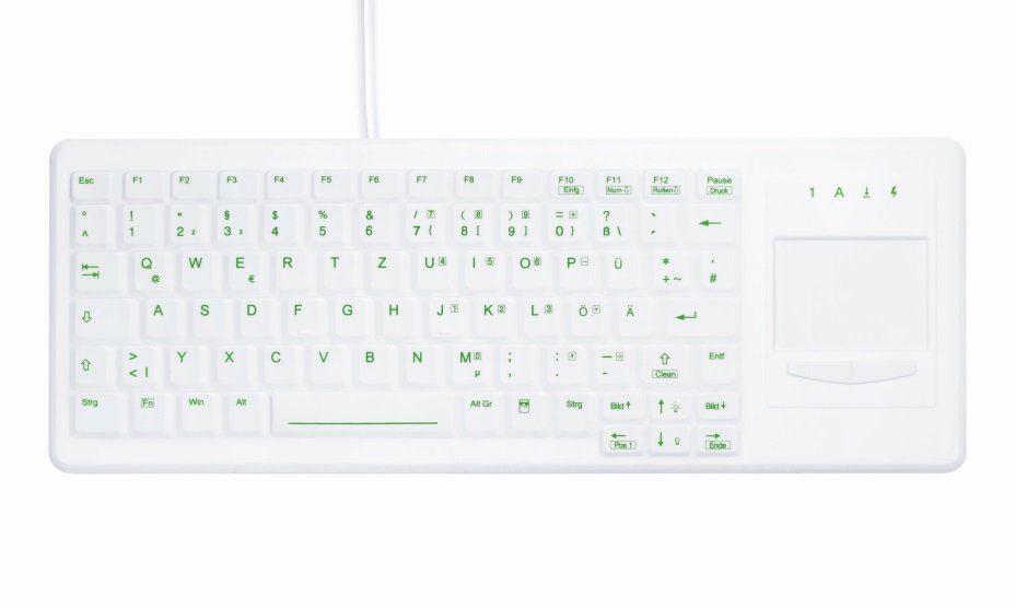 EAN 7061114129950 - Active Key AK-C4400 teclado Médico USB + PS/2 Alemán Blanco imagen 1