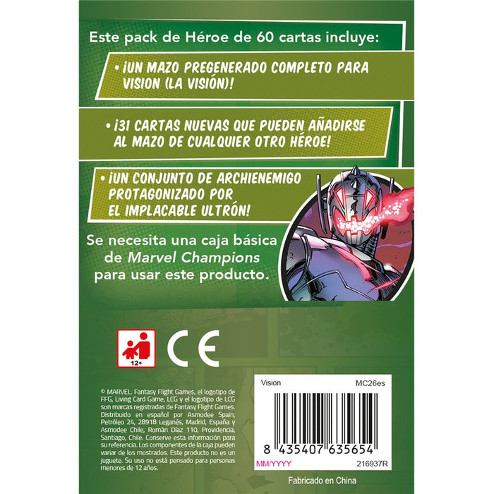 EAN 8435407635654 - Asmodee Vision Marvel champions Expansión de juego de cartas Coleccionable imagen 3