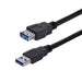 EAN 0065030848954 - StarTech.com USB3SEXT1MBK cable USB USB 3.2 Gen 1 (3.1 Gen 1) imagen 1