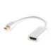 EAN 5901986040507 - Savio CL-57 adaptador de cable de vídeo 0,2 m Mini DisplayPort HDMI tipo A (Estándar) Blanco imagen 1
