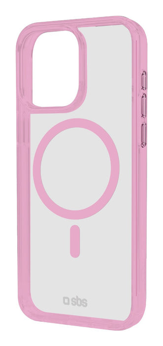 EAN 8018417482434 - SBS TEMAGCOLIP1667PP funda para teléfono móvil 17,5 cm (6.9") Rosa, Transparente imagen 1