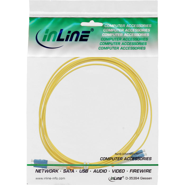 EAN 4043718164431 - InLine 88656J Cable de fibra óptica e InfiniBand 3 m LC Amarillo imagen 2