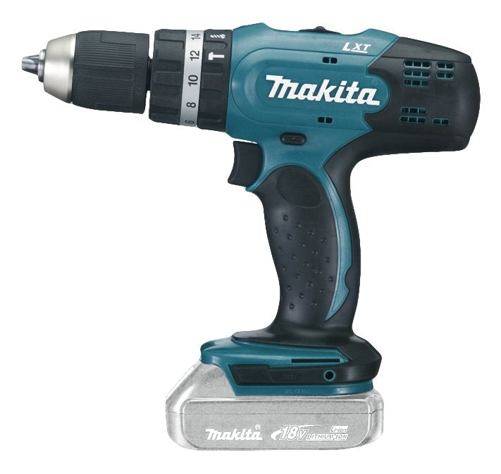 EAN 0088381661287 - Makita DHP453Z taladro Sin llave 1,7 kg Negro, Verde, Plata imagen 1
