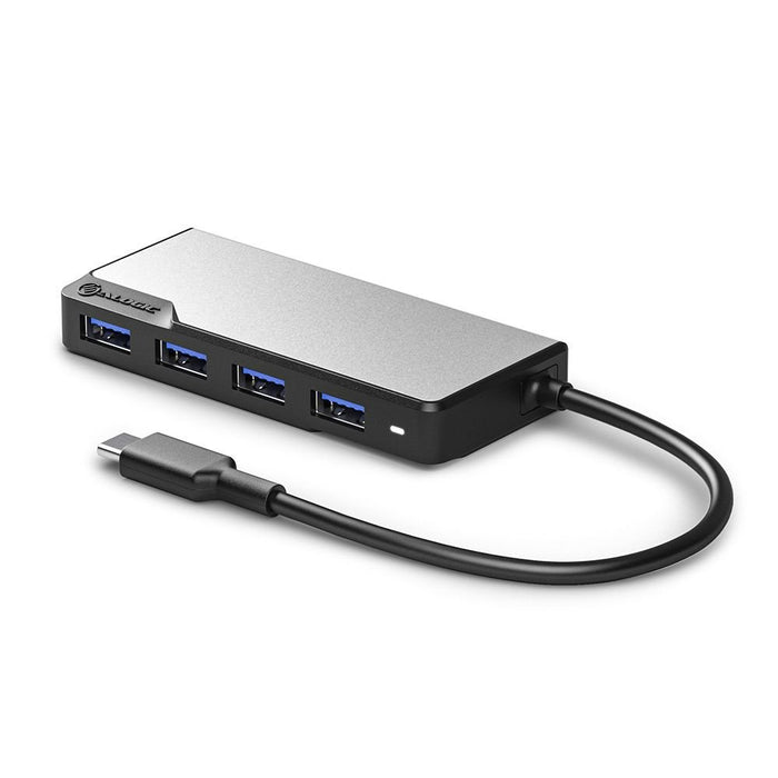 EAN 9350784019875 - ALOGIC UCFUUA-SGR hub de interfaz USB 3.2 Gen 1 (3.1 Gen 1) Type-C 5000 Mbit/s Negro, Plata imagen 2