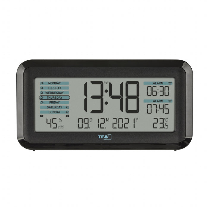 EAN 4009816037275 - TFA-Dostmann Boxx2 Reloj despertador digital Negro imagen 6
