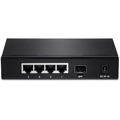 EAN 0710931140309 - Trendnet TEG-S51SFP switch No administrado Gigabit Ethernet (10/100/1000) Negro imagen 3