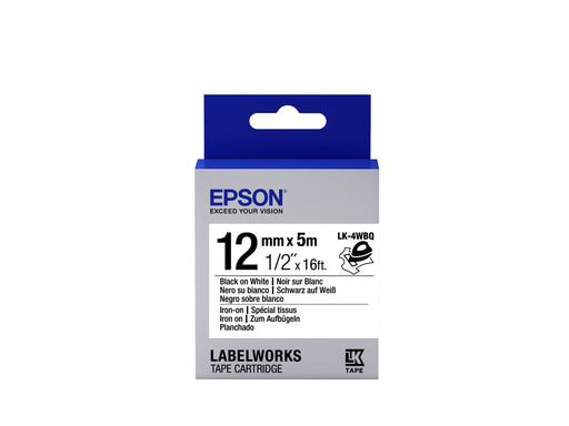 EAN 8715946611396 - Epson LK-4WBQ cinta para impresora de etiquetas Negro sobre blanco imagen 1