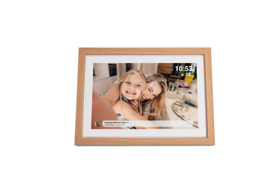 EAN 5706751088902 - Denver PFF-1040LW marco fotográfico digital Madera 25,6 cm (10.1") Pantalla táctil Wifi imagen 2