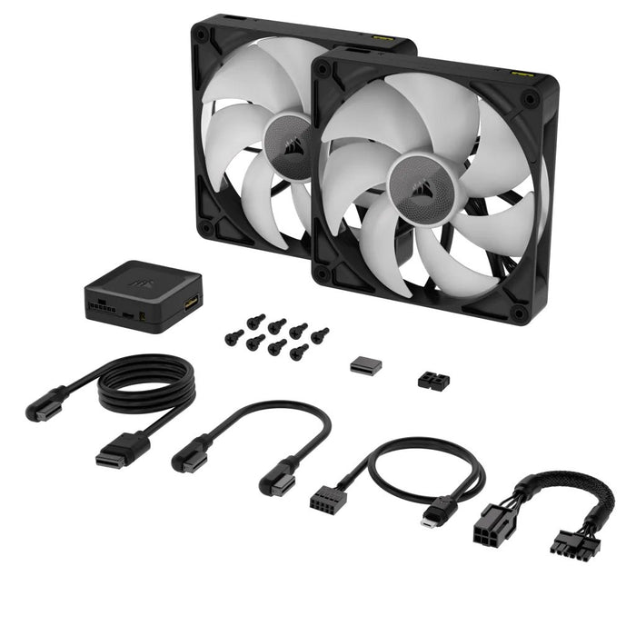 EAN 840006680949 - Corsair iCUE LINK RX140 RGB Carcasa del ordenador Ventilador 14 cm Negro 2 pieza(s) imagen 3