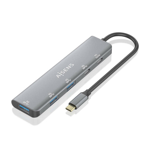 EAN 8436574709995 - AISENS A109-0857 hub de interfaz USB 3.2 Gen 1 (3.1 Gen 1) Type-C 5 Mbit/s imagen 2