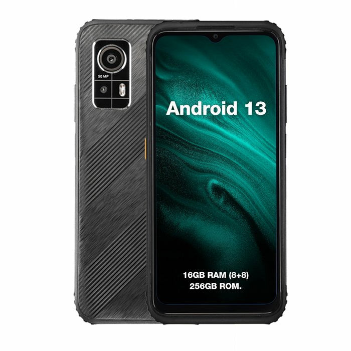 EAN 6934663604487 - AGM H6 16,7 cm (6.56") Ranura híbrida Dual SIM Android 13 4G USB Tipo C 8 GB 256 GB 4900 mAh Negro imagen 1